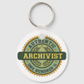 Authentischer Archivist Schlüsselanhänger (Vorderseite)