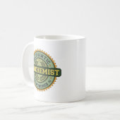 Authentischer Biochemiker Kaffeetasse (Vorderseite Links)