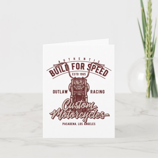 Authentischer Build für Geschwindigkeit Karte (Vorderseite)