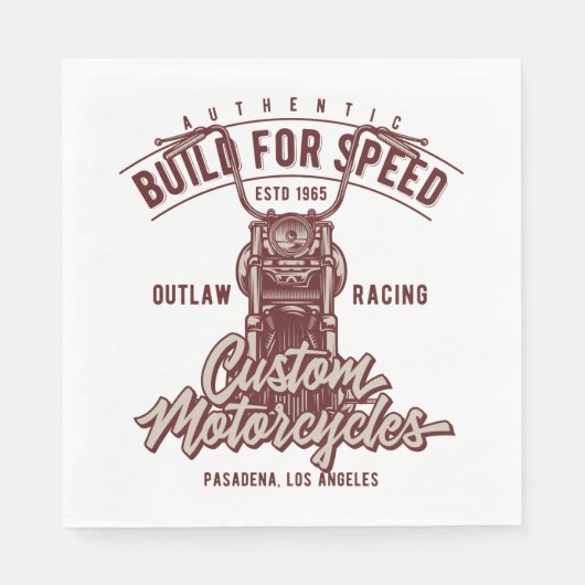 Authentischer Build für Geschwindigkeit Serviette (Vorderseite)