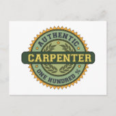 Authentischer Carpenter Postkarte (Vorderseite)