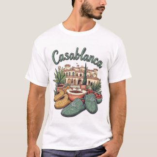 Authentischer Casablanca T - Shirt - Marokkanische