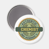 Authentischer Chemist Magnet (Vorderseite/Rückseite)