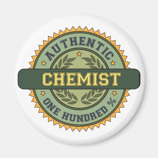 Authentischer Chemist Magnet (Vorne)