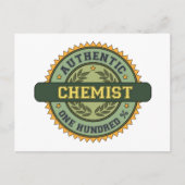 Authentischer Chemist Postkarte (Vorderseite)