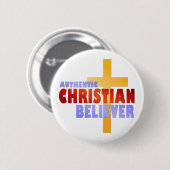 Authentischer christlicher Gläubiger Button (Vorne & Hinten)