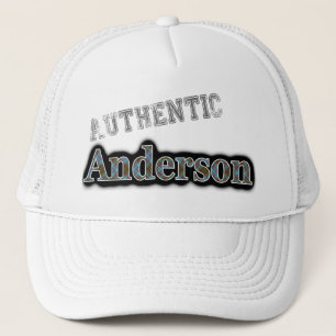 Authentischer Clan Anderson Scottish Tartan Name Truckerkappe