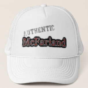 Authentischer Clan McFarland MacFarlane Tartan Truckerkappe