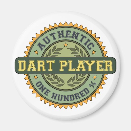 Authentischer Dart Player Magnet (Vorne)