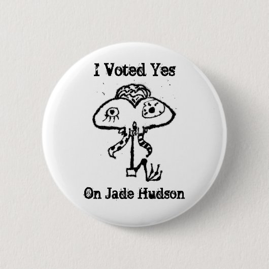 Authentischer der Jade-Hudson-Knopf Button (Vorderseite)