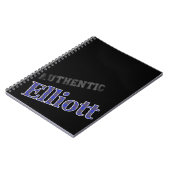 Authentischer Designklan Elliott Tartan Notizblock (Linke Seite)