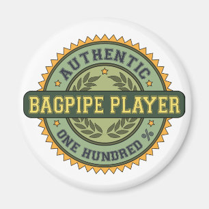 Authentischer Dudelsack-Spieler Magnet