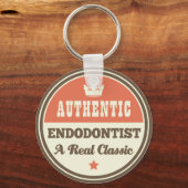 Authentischer Endodontist ein echter Klassiker Schlüsselanhänger (Vorderseite)