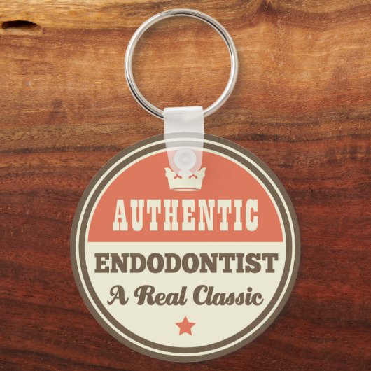 Authentischer Endodontist ein echter Klassiker Schlüsselanhänger (Vorderseite)