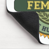 Authentischer Feminist Mousepad (Ecke)
