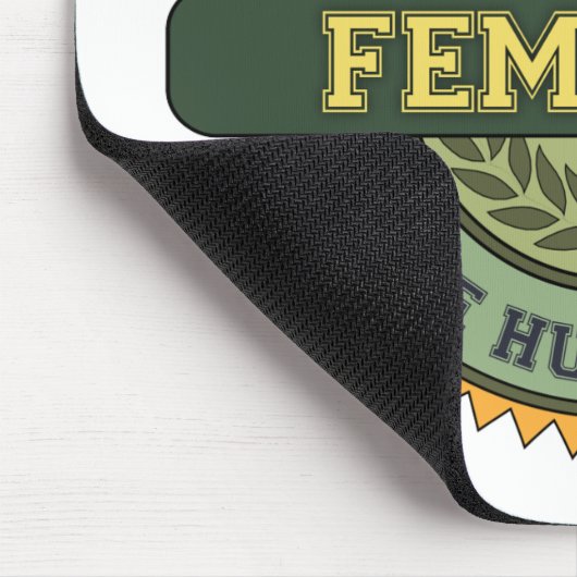 Authentischer Feminist Mousepad (Ecke)