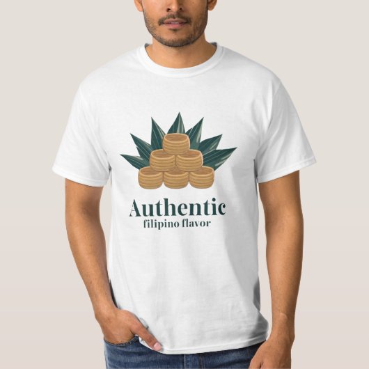 Authentischer Filipino-Geschmack T-Shirt (Vorderseite)