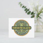 Authentischer Fountain Pen Collector Postkarte (Stehend Vorderseite)
