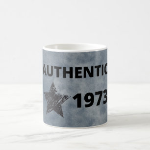 Authentischer Geburtstag 1973 Vintag mit Grunge St Kaffeetasse