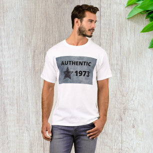 Authentischer Geburtstag 1973 Vintag mit Grunge St T-Shirt