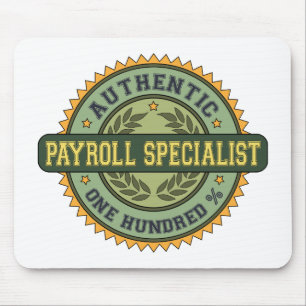 Authentischer Gehaltsabrechnungsspezialist Mousepad
