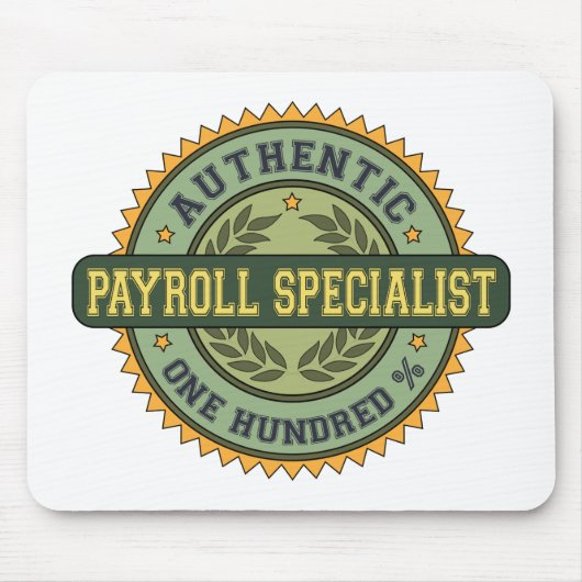 Authentischer Gehaltsabrechnungsspezialist Mousepad (Vorne)