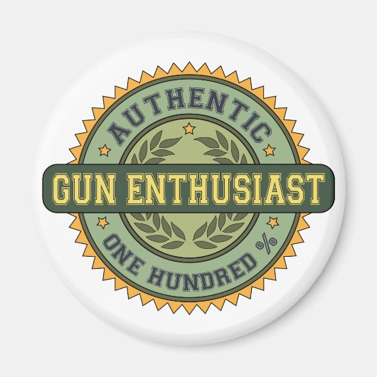 Authentischer Gun-Enthusiast Magnet (Vorne)