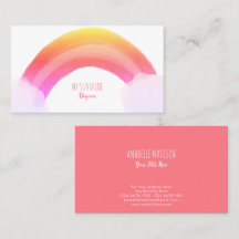 Authentischer, handgezogener Regenbogen | Aquarell