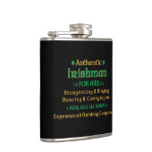 Authentischer Ire für Miire Funny Flachmann (Rechts)