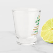 Authentischer Ire für Miire Funny Schnapsglas (Links)