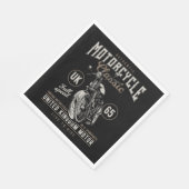 Authentischer Kraftrad Classic Serviette (Ecke)