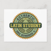 Authentischer Lateinschüler Postkarte (Vorderseite)