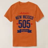 Authentischer New Mexico 505 Area Code T-Shirt (Design vorne)