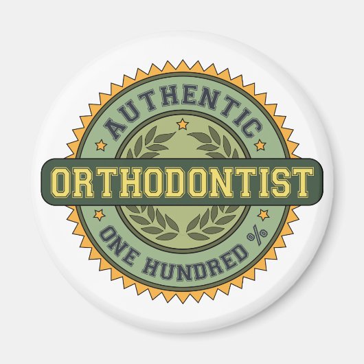Authentischer Orthodontist Magnet (Vorne)