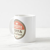 Authentischer Pappa ein wirklicher Klassiker Kaffeetasse (Vorderseite Links)