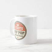 Authentischer Pop-Pop ein wirklicher Klassiker Kaffeetasse (Vorderseite Links)