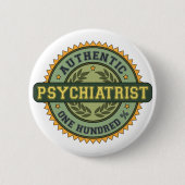 Authentischer Psychiater Button (Vorderseite)
