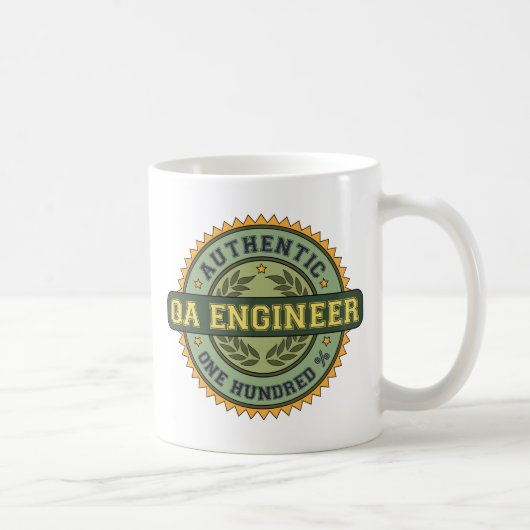 Authentischer QA-Ingenieur Kaffeetasse (Rechts)