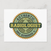 Authentischer Radiologe Postkarte (Vorderseite)