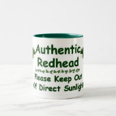 Authentischer Redhead Zweifarbige Tasse (Mittel)