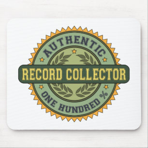 Authentischer Rekordkollektor Mousepad