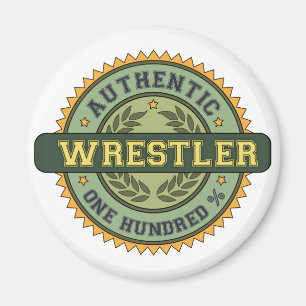 Authentischer Ringkämpfer Magnet