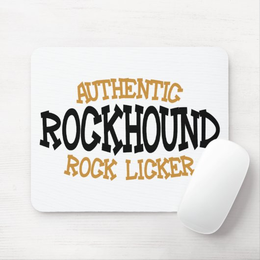 Authentischer Rockhound Felsen Licker Mousepad (Mit Mouse)