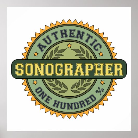 Authentischer Sonographe Poster (Vorne)
