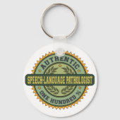 Authentischer Sprachpathologe Schlüsselanhänger (Vorderseite)