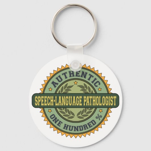 Authentischer Sprachpathologe Schlüsselanhänger (Vorderseite)