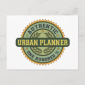 Authentischer Stadtplaner Postkarte (Vorderseite)