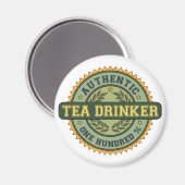 Authentischer Tea Drinker Magnet (Vorderseite/Rückseite)