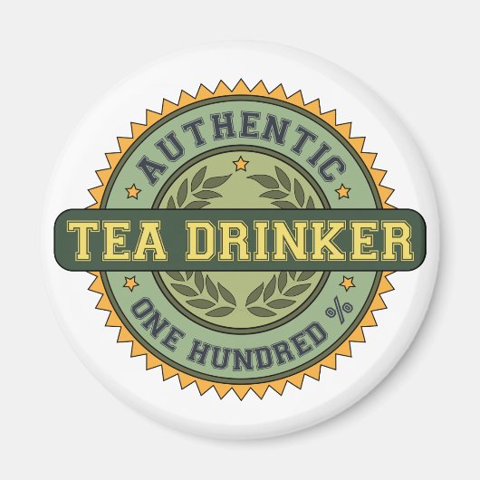 Authentischer Tea Drinker Magnet (Vorne)