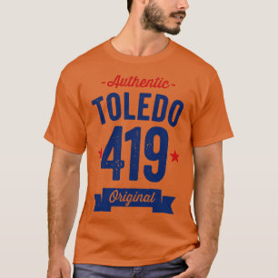Authentischer Toledo 419 Bereichscode T-Shirt